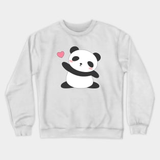 Kawaii Cute Panda Bear T-Shirt Crewneck Sweatshirt
